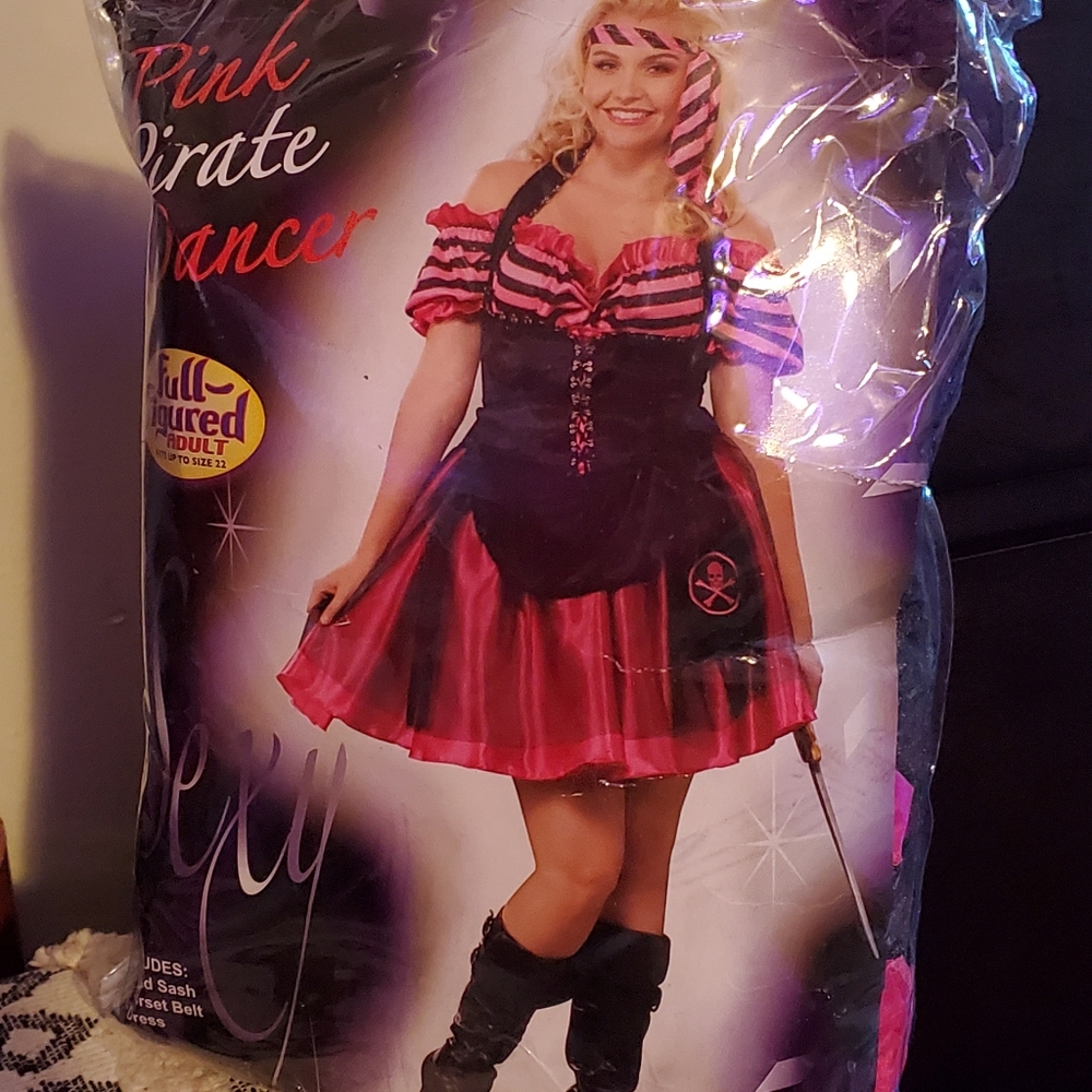 Pink Pirate Dancer Costume